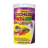 Alimento Tropical Cichlid Red Green Large Sticks 300 G Acuar