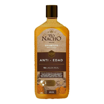 Tio Nacho Shampoo Anti-Edad y Caída Rejuvenecimiento de pelo | MercadoLibre