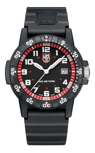 Reloj Tactico Luminox 335 Rojo Suizo Sumergible Militar Sea