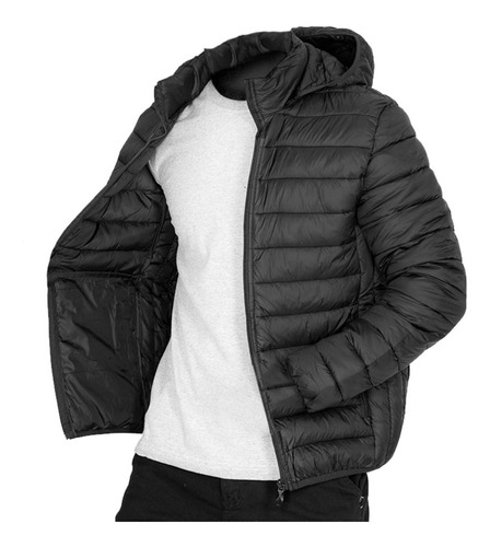 Jaqueta Puffer Bobojaco Corta Vento Nylon Frio Reforçada