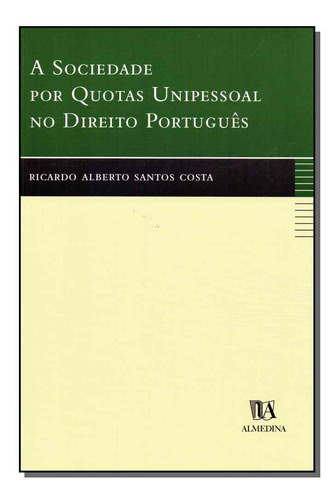 Libro Sociedade Por Quotas Unip Direito Portugues A De Costa