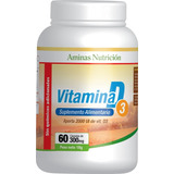 Vitamina D3 D 2000ui 60 Caps Aminas Envio Gratis