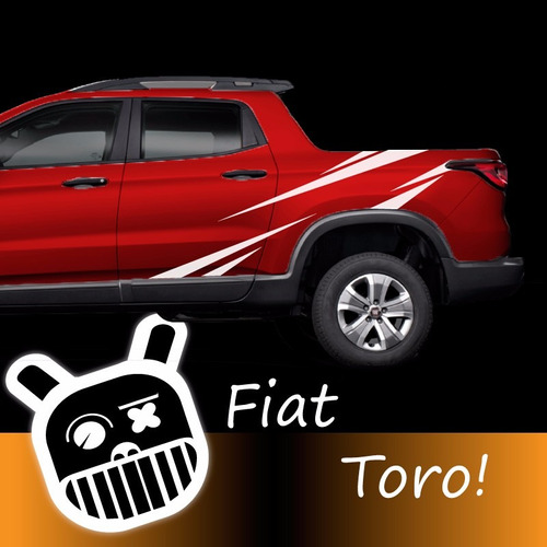 Calco Ploteo Spike Fiat Toro Calcomania Vinilo V