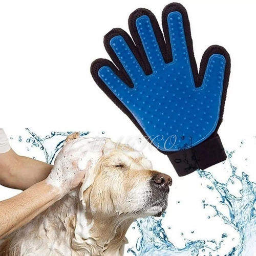 Guante True Touch Quita Pelo Mascota Gato Perro Masajeador