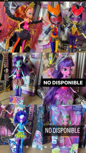 Lote Muñecas My Little Pony Equestria Girls Dj Twilight Suns