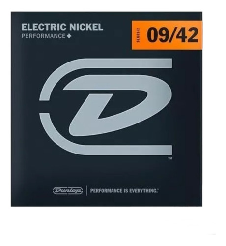 Juego De Cuerdas Dunlop Nickel Para Guitarra Eléctrica 09-42