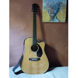 Fender Cd60 Sce-nat + Correa + Funda