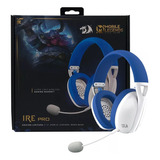 Auricular Redragon Ire Pro H848 Mobile Legends Blanco Azul 2