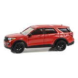 Greenlight Showroom Floor Serie 4 2023 Ford Explorer St 1/64 Color Rojo