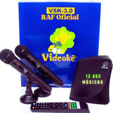 Aparelho Karaokê Videokê Vsk3.0 C/12.002 Músicas Na Mémoria