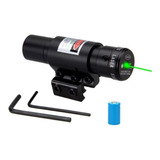 Mira Laser Verde Trilho 11/20mm Profissional Airsoft 