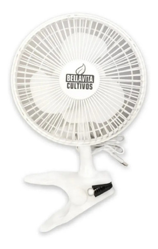 Ventilador Clip Fan Cultivo Indoor Bella Vita 5w 20cm 220v