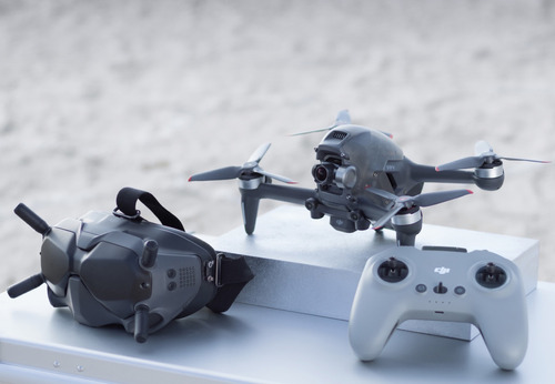 Drone Dji Fpv Combo Con Cámara 4k, 4 Bat Extra Y Mochila