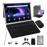 Tableta Con Teclado, Tabletas Android 11.0 2 En 1, 10.1 P...