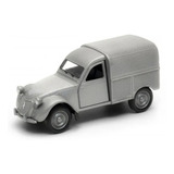 Citroen 2cv Fourgonnette Welly 1:34 Vehiculo Coleccion