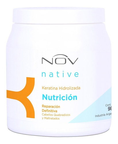 Nutrición Nov Aceite De Argan / Lino / Keratina 980gr