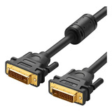 Cable Dvi 24+1 Bidireccional Macho A Macho Negro 1.5m Ugreen