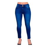 Jeans Colombianos Pantalon Push Up Skinny Dama Mujer Mezclil
