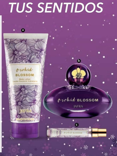 Kit Orchid Blossom Perfumes Y Crema Original De Jafra