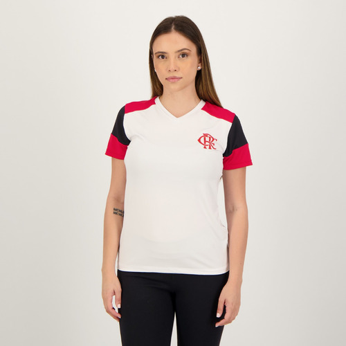 Camisa Flamengo Solve Feminina Branca