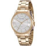 Relogio Mondaine Feminino 83469lpmvde2 Cor Da Correia Dourado Cor Do Bisel Dourado Cor Do Fundo Rosa