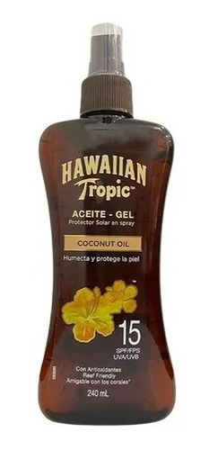  Hawaiian Tropic Aceite Bronceador Tanning Oil Spf15  240