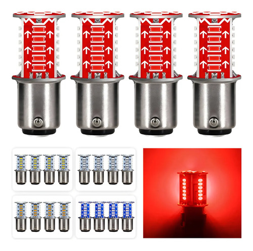 4 Focos Estróbos Led Cuarto Stop 1157 1034 Bay15d Sin Error | MercadoLibre