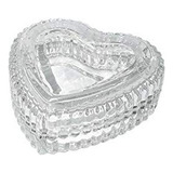 Joyeros - Joyero - Clear Crystal Heart Shape Jewelry Tray F