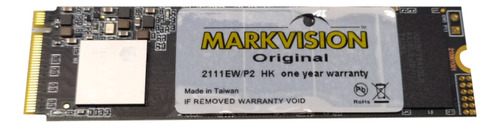 Disco Ssd M.2 Markvision 128gb Pcie Gen3 X4 Bulk Color Negro