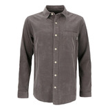 Camisa Manga Larga Porter Hombre Gris