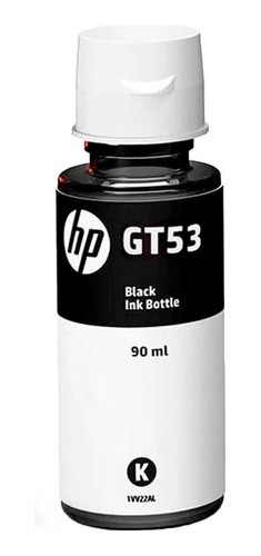 Botella Tinta Original Hp Gt53 Negro 1vv22al 410