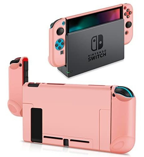 Carcasa De Gel Protectora Para Nintendo Switch Rosado