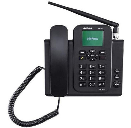 Telefone Rural Celular Fixo Intelbras Cfw 8031 3g Wifi Preto