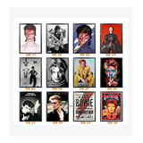 Quadro Com Moldura David Bowie Stardust Chamaleon A4 30x21cm