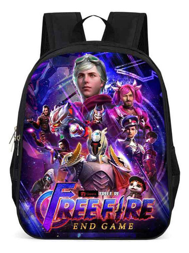 Mochila Escolar For Estudiantes De Primaria Freefire Game S