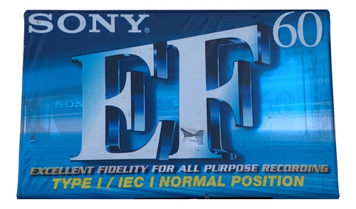 Sony Ef 60 Audio Cassette Para Grabar Type 1 Normal Nuevo