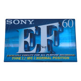 Sony Ef 60 Audio Cassette Para Grabar Type 1 Normal Nuevo