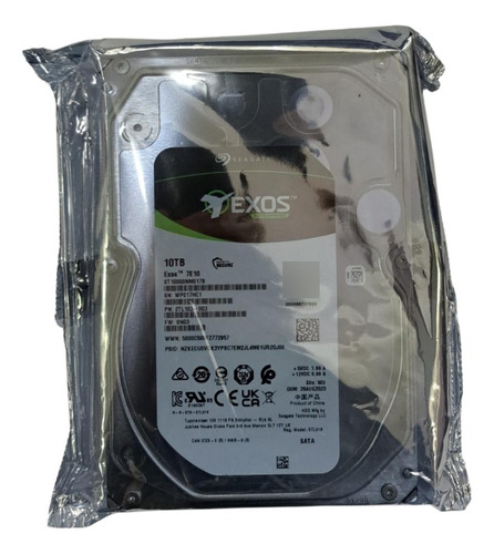 Disco Duro De 10tb Exos Seagate 