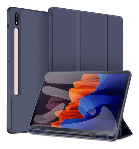 Capa Case Imantada Com Teclado Bluetooth P/ Tablet S7fe S8+