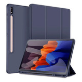 Capa Case Imantada Com Teclado Bluetooth P/ Tablet S7fe S8+