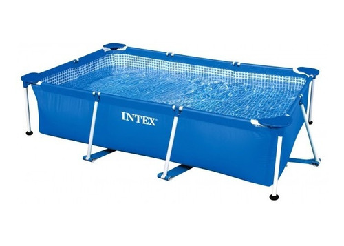 Piscina Intex Estrutural Retangular 2.282 Litros De Armação