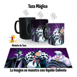 Taza Magica De Ceramica 320 Ml, Modelo, Villanas De Disney