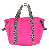 Bolso De Mano Skora Cómodo Colores Verano Color Fucsia