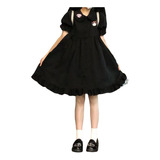 Saia Preta Sanrio Cute Style Sweet Dress Kurome