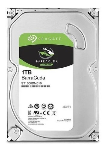 Disco Duro Interno Seagate Barracuda St1000dm010 1tb