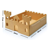 Cajas En Madera Con Diseño De Castillo, Somos Fabricantes