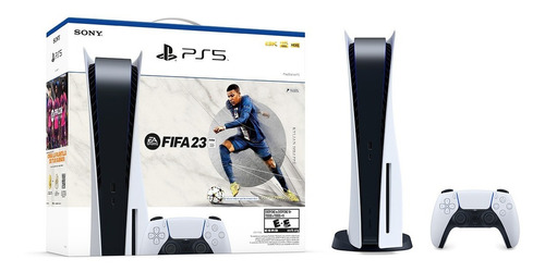 Consola Playstation 5 Ps5 Standard + Fifa 23 Ultimate Team Color Blanco