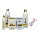 Kit Relaxamento Osmium Guanidina Nutra Hair 5 Itens + Brinde