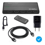 Multiplicador Hdmi 4x1 Vex3004 Switch Intelbra Combo Oficial