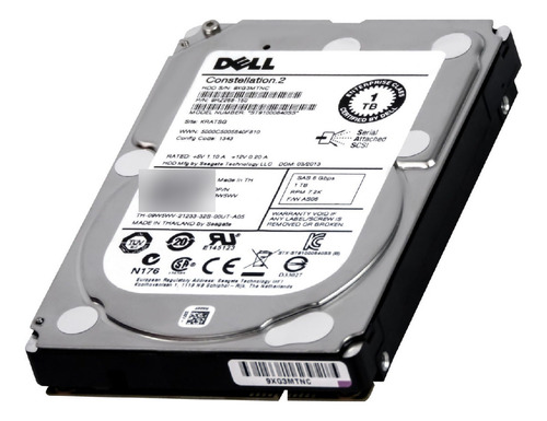 Hd 1tb Sas 6g 2,5  7.2k Constellation St91000640ss 09w5wv Dell C/ Nf